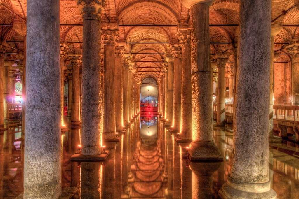 Цистерна базилика стамбул - шаги в древность