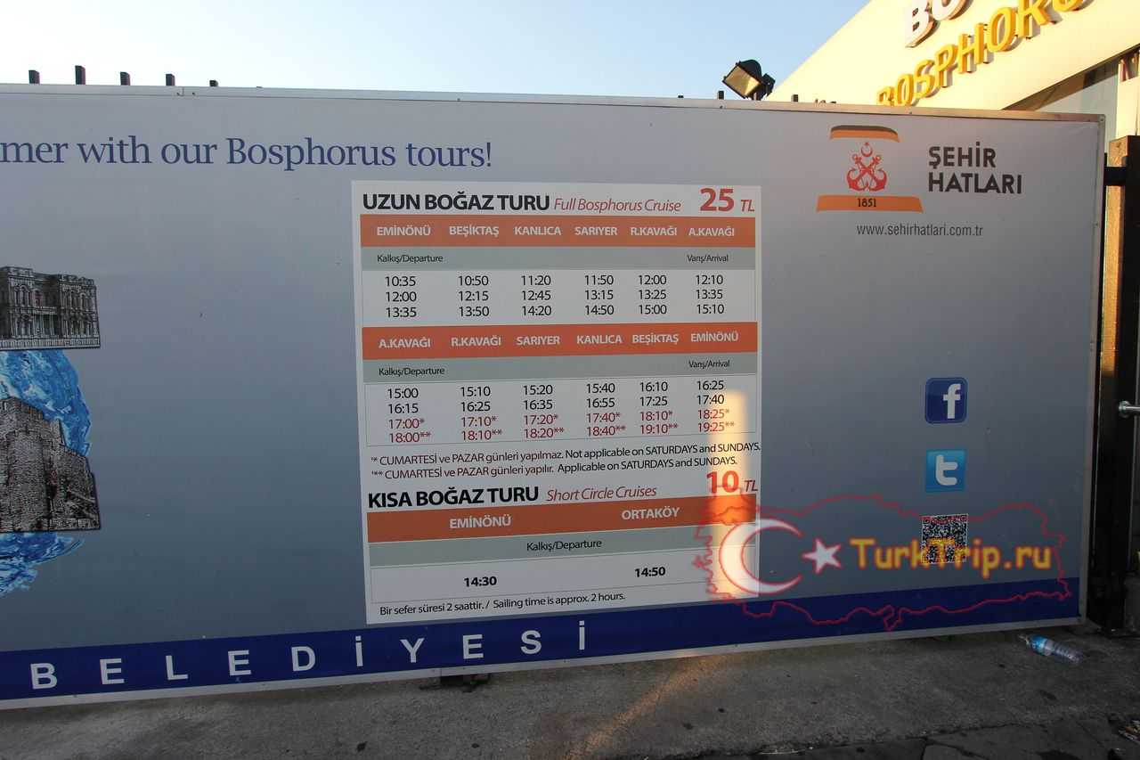 Круизные туры по Босфору и Золотому Рогу в Стамбуле  - описание, стоимость , как отправиться самостоятельно, пристани отправки, расписание, и где лучше покупать тур
