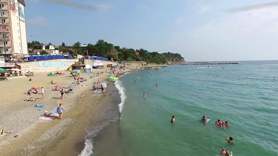 Джубга центральный пляж фото