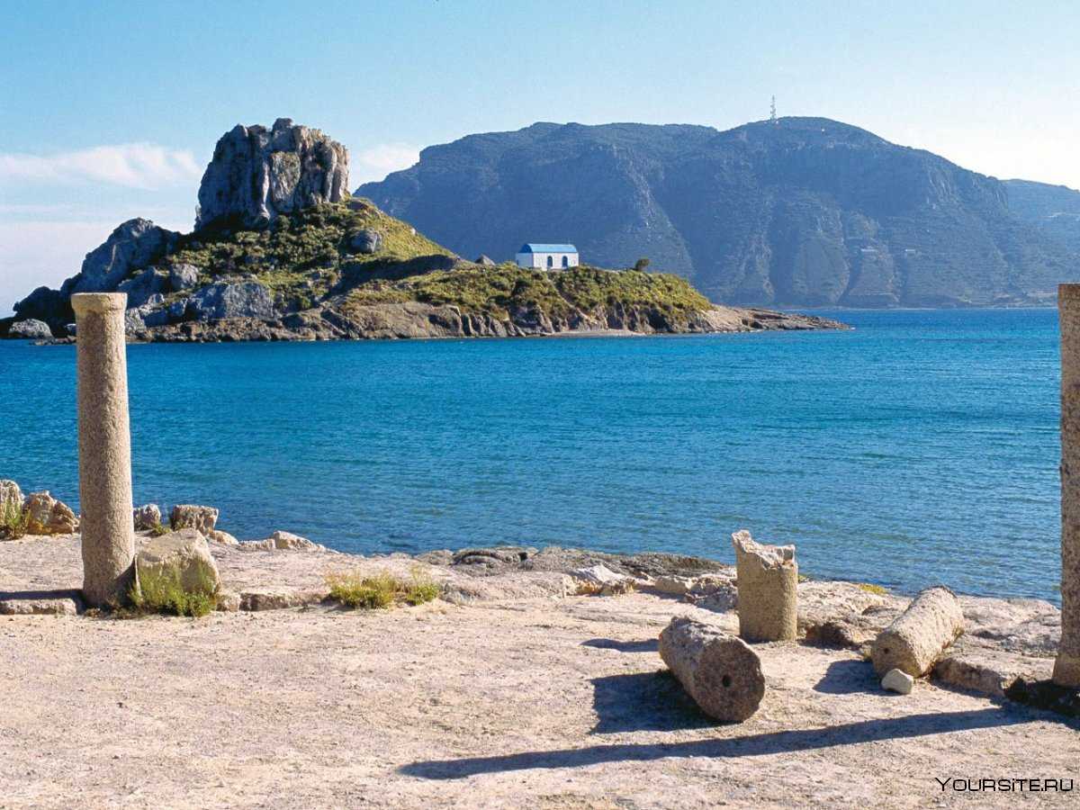 Кос – красочный остров греции в эгейском море
