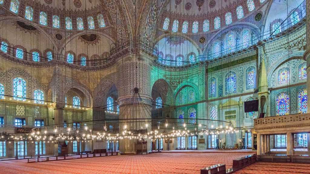 Голубая мечеть (мечеть султан-ахмед-джани) (sultan ahmet camii) описание и фото - турция : стамбул