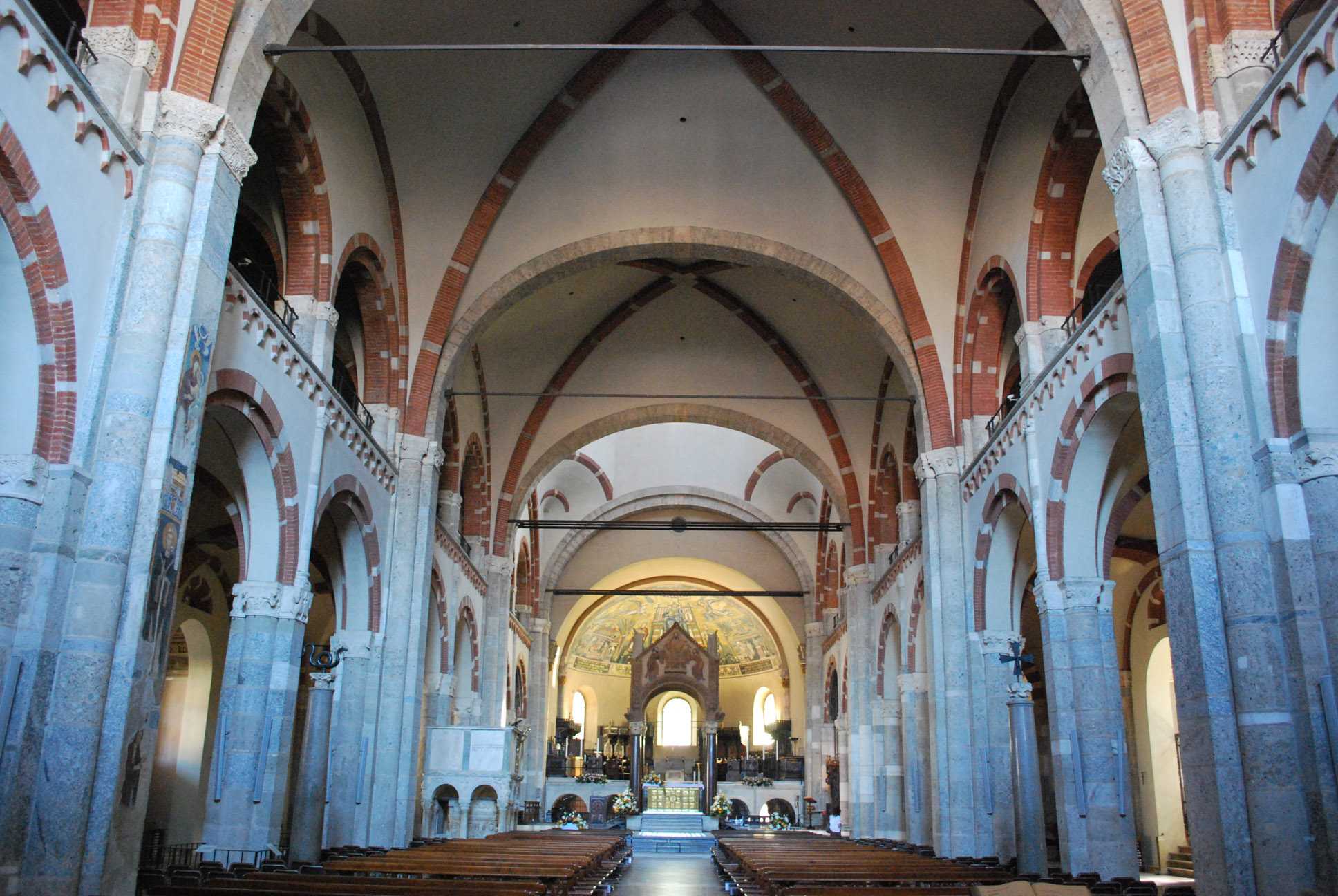 Базилика святого амвросия в милане | италия для италоманов
