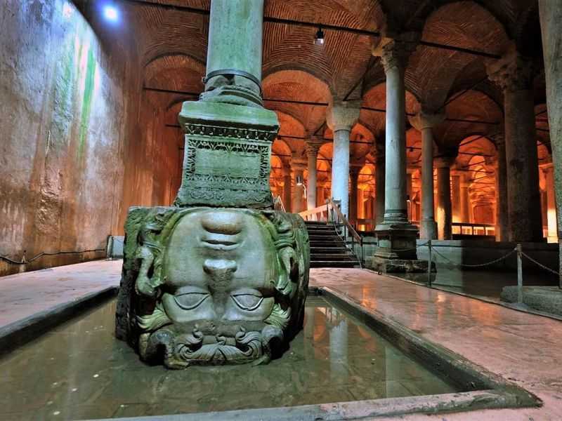 Цистерна базилика: загадочное строение под землей в стамбуле
