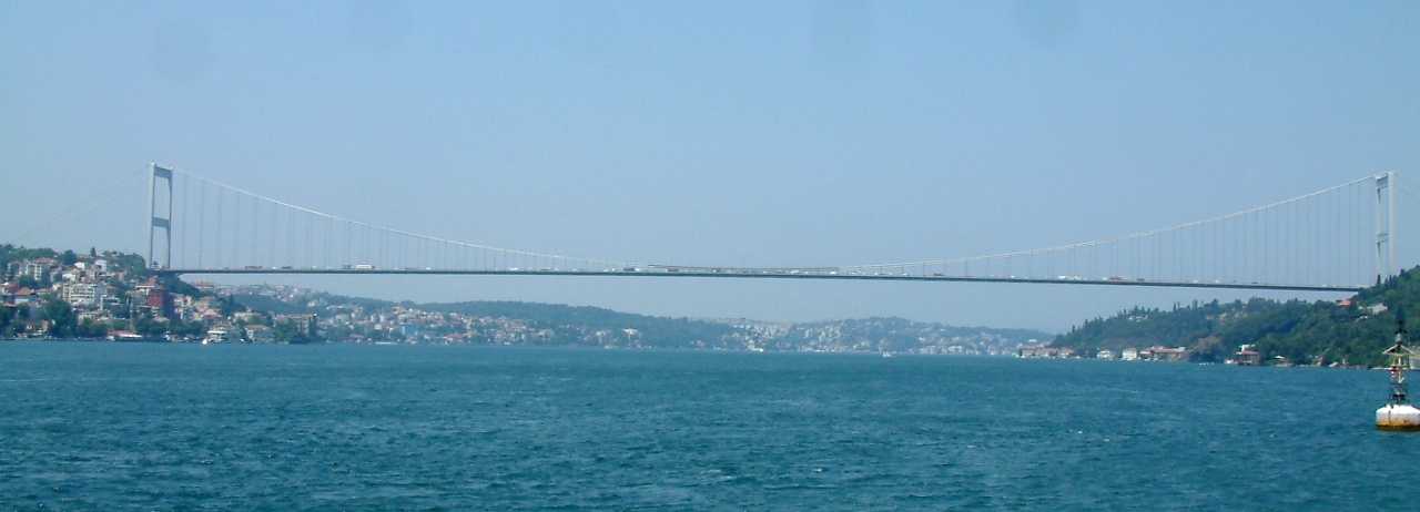 Описание босфорского моста в стамбуле