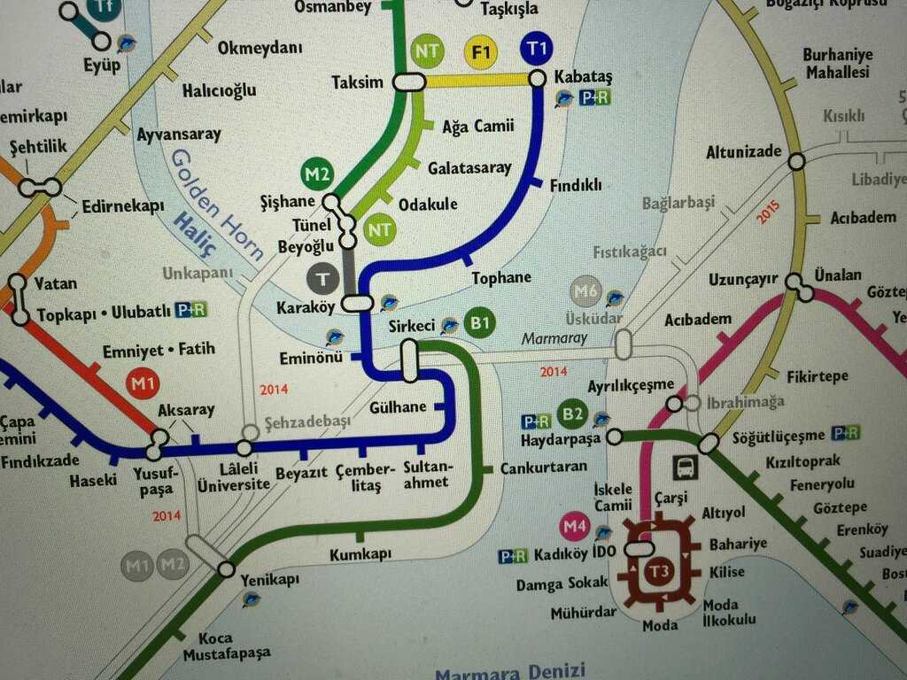 Общественный транспорт в стамбуле: карта и важные маршруты