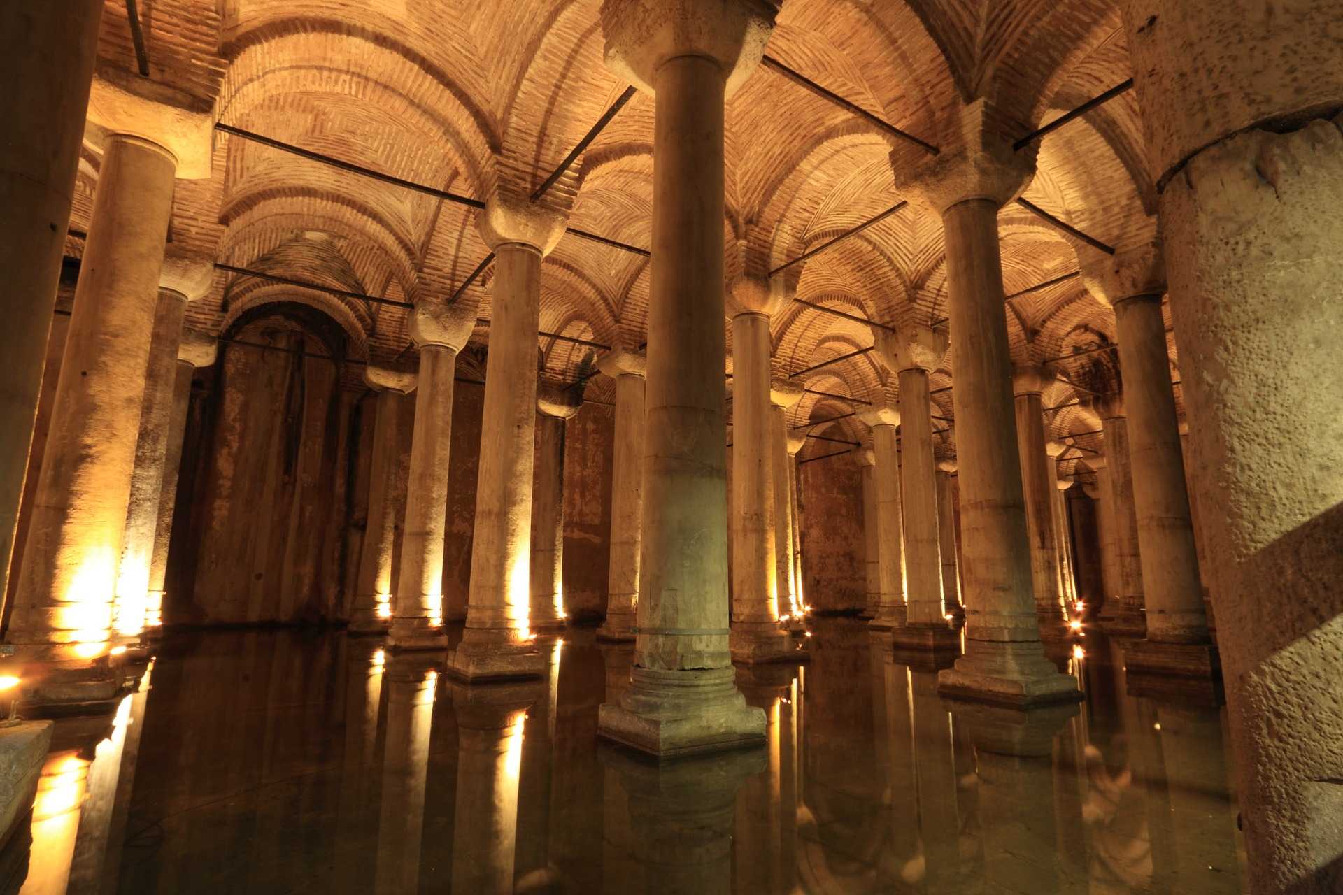 Цистерна базилика и другие подземные водохранилища стамбула