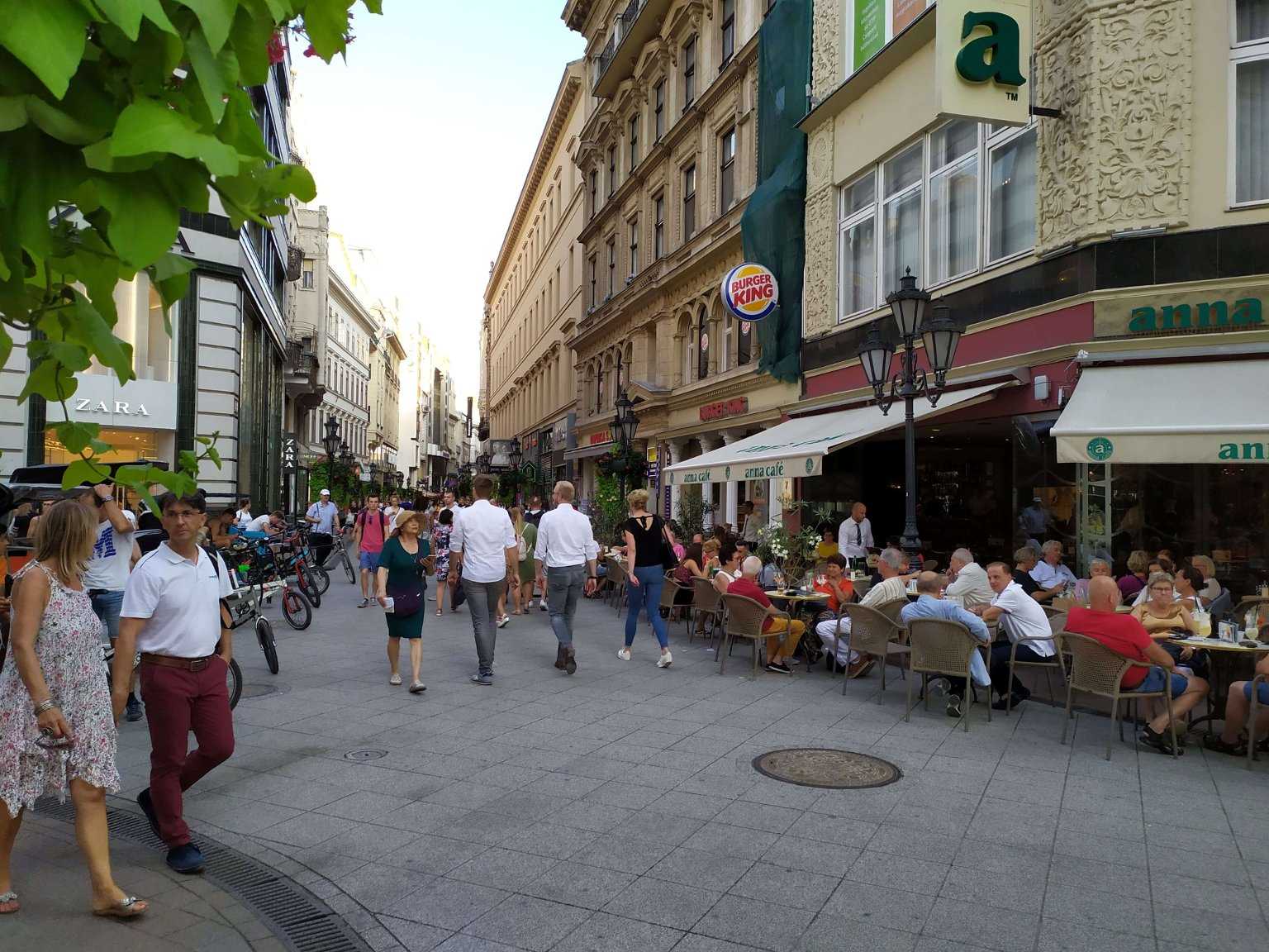 Улица ваци в будапеште (váci utca)