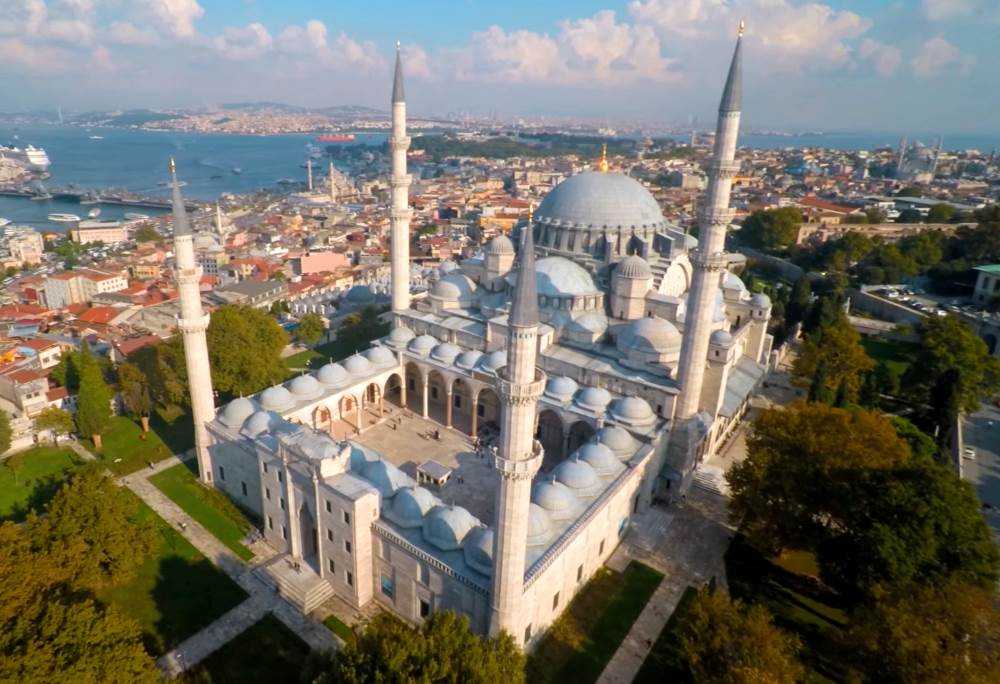 Мечеть сулеймание в стамбуле (süleymaniye camii)