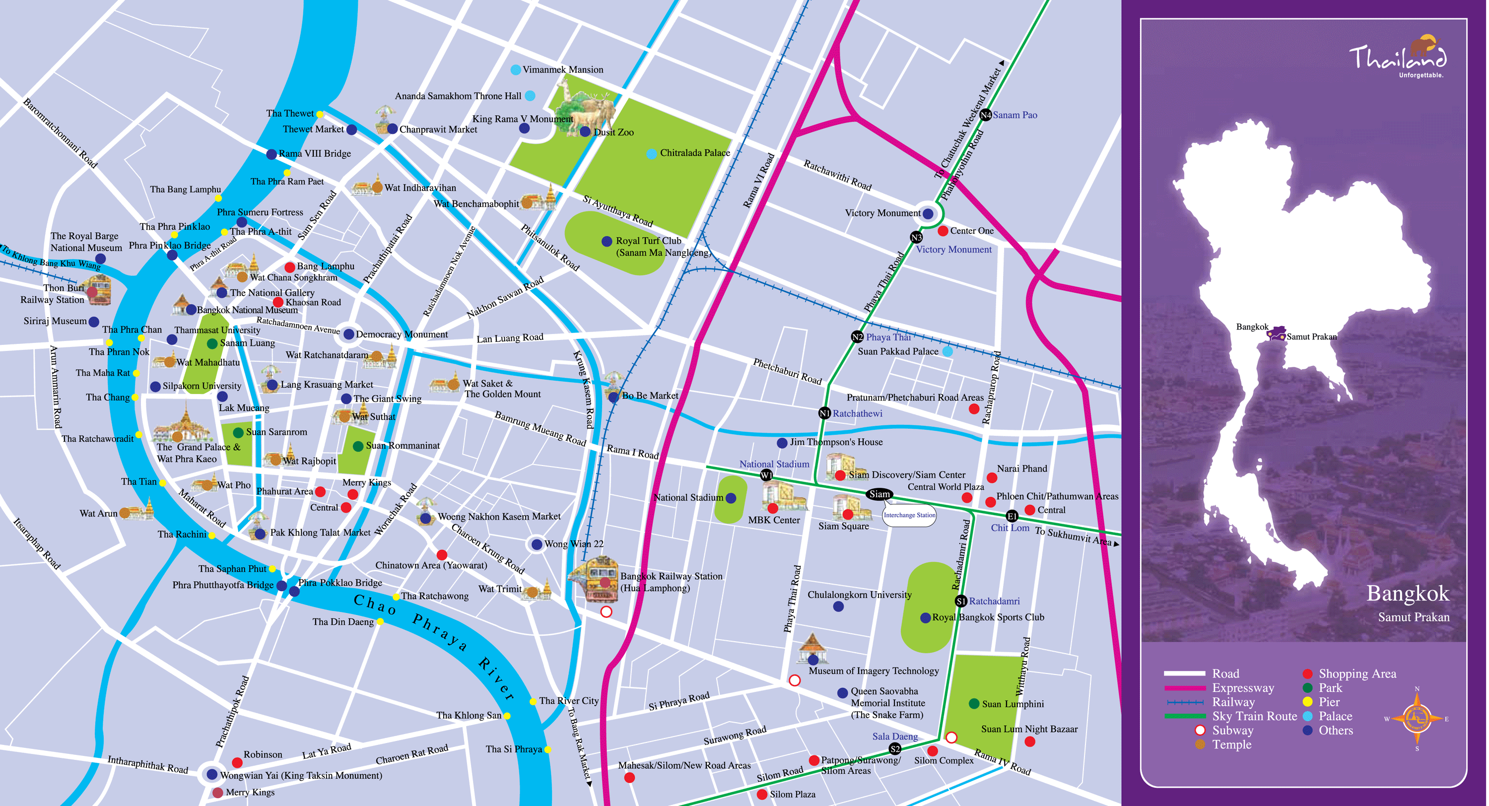 Карта бангкока на русском языке