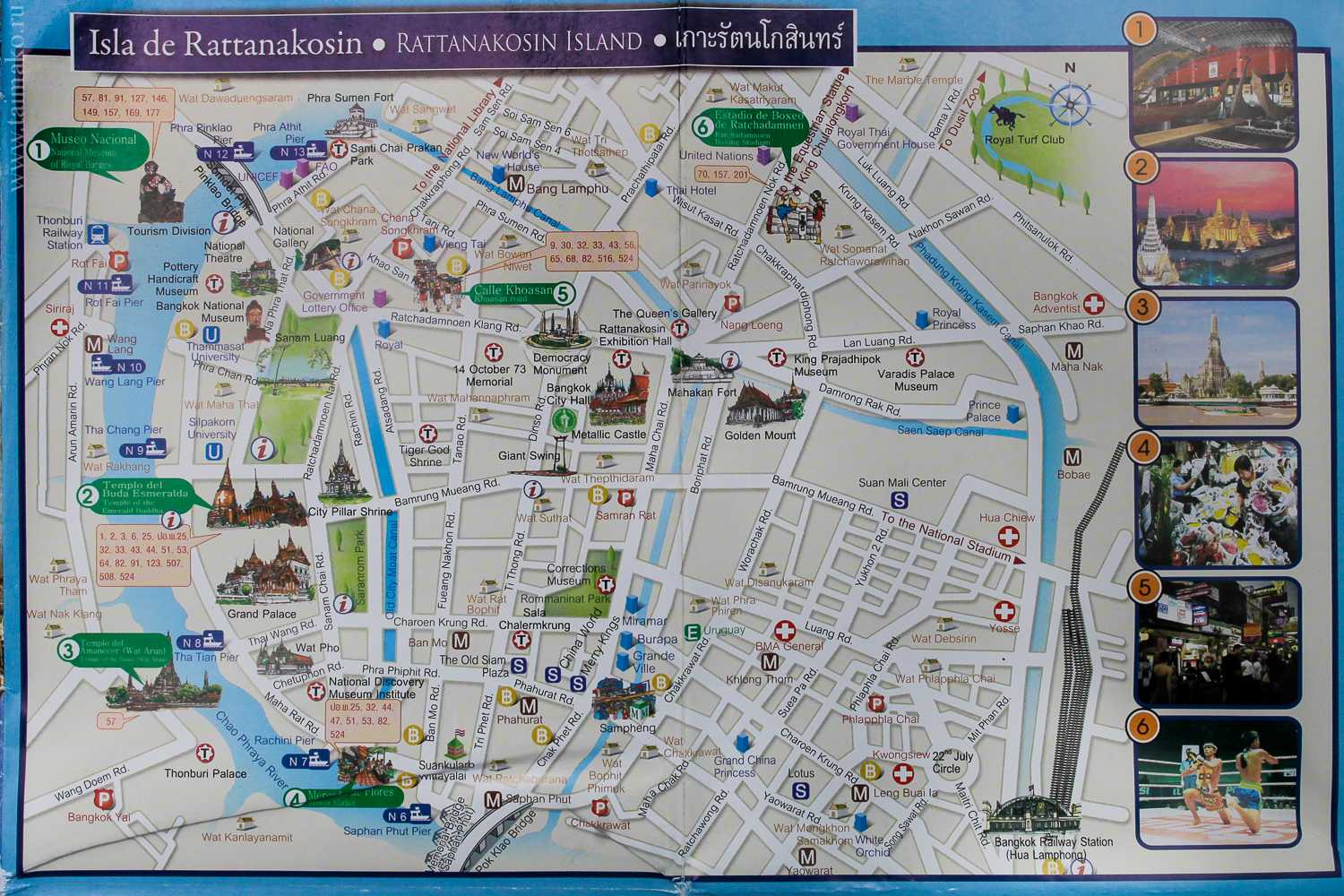 Карта бангкока на русском языке, подробная карта бангкока с городами и курортамии от туроператора coral travel