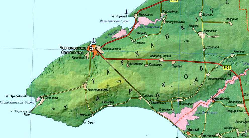 Мыс тарханкут (тарханкутский полуостров) - описание, отзывы с фото, карта