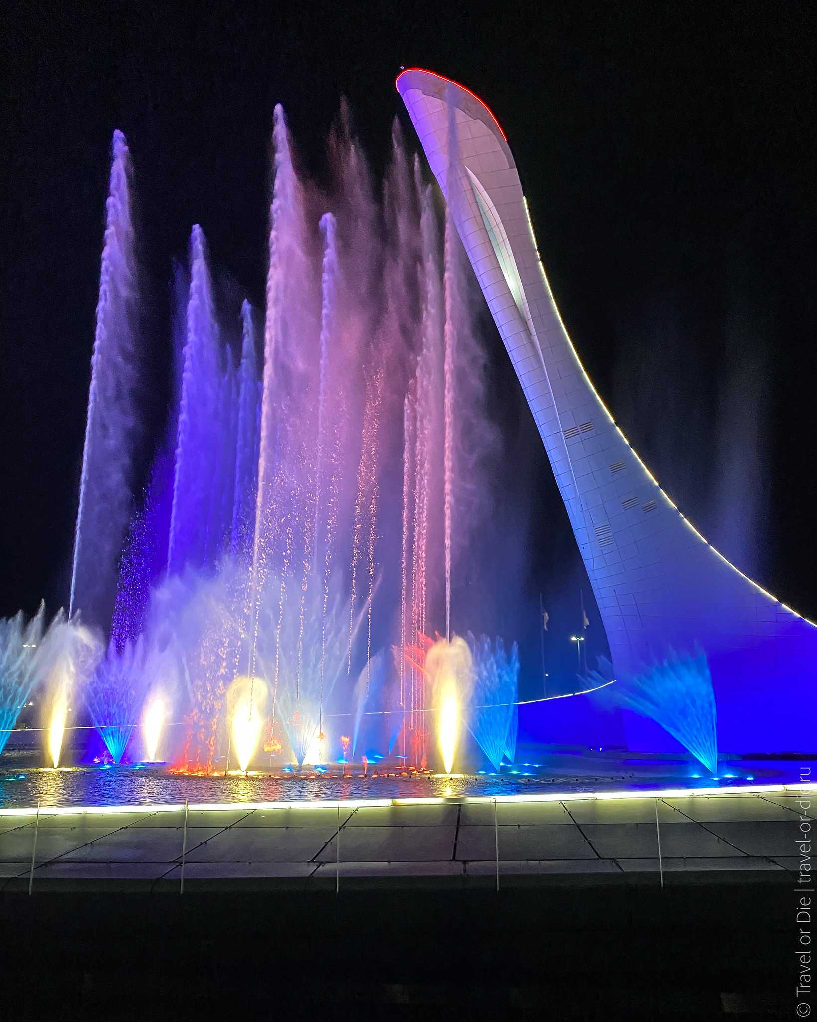 Поющие фонтаны в адлере (сочи): расписание, шоу в олимпийском парке